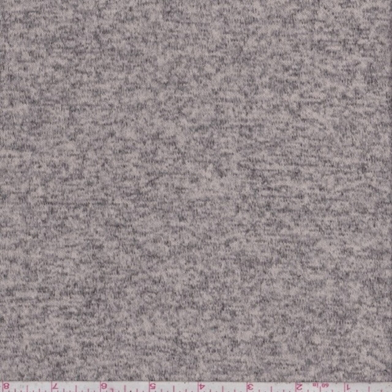 Heather Beige/Charcoal Jersey Sweater Knit Fabric By the Yard